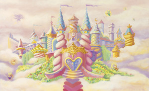 Princess Castle Wall Mural C835