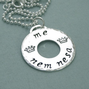 Dothraki Necklace - Game of Thrones Quote - Hand Stamped Sterling ...