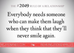 Everybody needs someone....