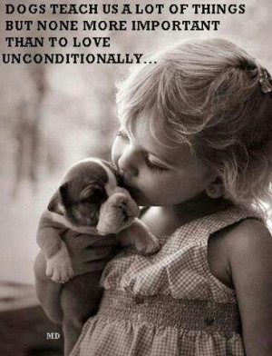 Unconditional love...