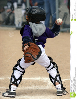 Little League Baseball Boy