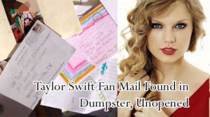 Hundreds of unopened, unread fan letters addressed to Taylor Swift ...