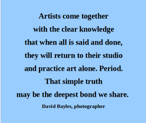 Artful Quote: David Bayles - Day 182