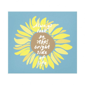 Sunflowers Bright Side Canvas Prints