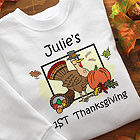 my first thanksgiving apparel bib your baby s first thanksgiving is a ...