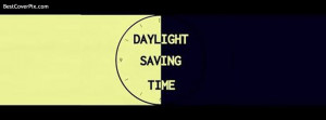 day light saving time cover
