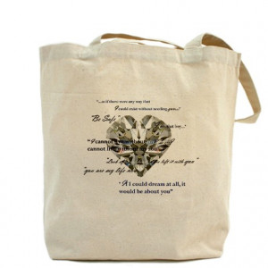 ... Edward Bags & Totes > Twilight-Heart Charm Team Edward/Quotes (2 sides