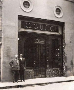 Photo historique Guccio Gucci Florence 1921