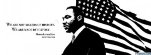 martin luther king flag facebook cover