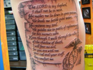 25 Majestic Scripture Tattoos For Men