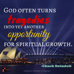... another opportunity for spiritual growth. ” – Chuck Swindoll quote
