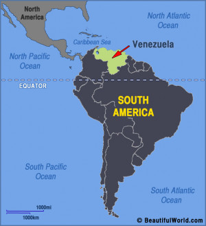 Venezuela South America Map