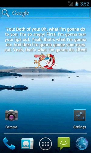 Ren & Stimpy Quote Widget - screenshot