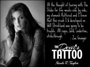 Cover Reveal : The Devil’s Tattoo by Nicole R. Taylor