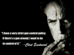Clint Eastwood on gun control