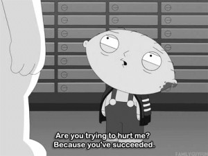 gif LOL Black and White cartoon family guy stewie griffin Adult Swim ...