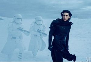 Kylo Ren' Unmasked in New STAR WARS: THE FORCE AWAKENS photos