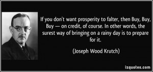 If you don't want prosperity to falter, then Buy, Buy, Buy — on ...