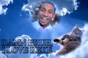 WOW KEKE FIRST ANIMAL WITH A RAP RECORD TOO RARE LIL B YOU DID IT ...