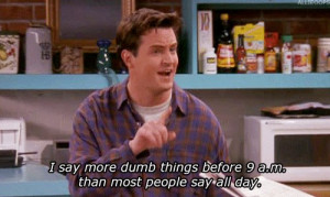 chandler, friends, funny