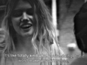 quote Black and White lovely skins Cassie Ainsworth Hannah Murray oh ...