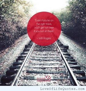 Even if you’re on the right track