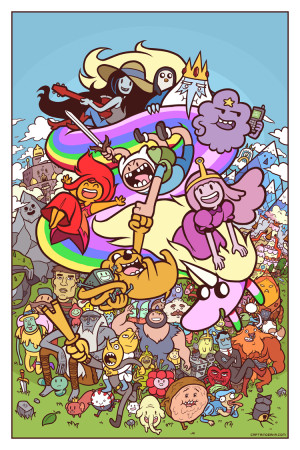 ADVENTURE TIME - 12x18 PRINT