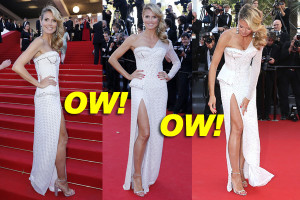 ... Klum Wears Vercase at “Nebraska” Premiere at Cannes Film Festival