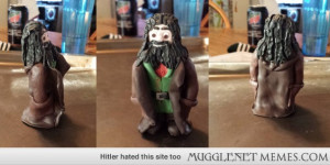made Hagrid out of Polymer clay
