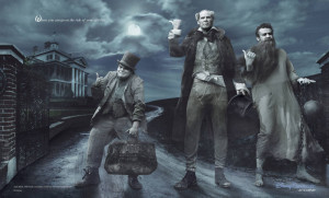 ... , Jason Segel as The Hitchhiking Ghosts in new photo for Disney Parks