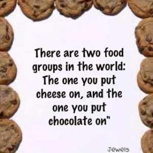 ... world. The one you put cheese on, and the one you put chocolate on