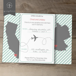 Moving Announcement / Going Away Party Invites / $29.99