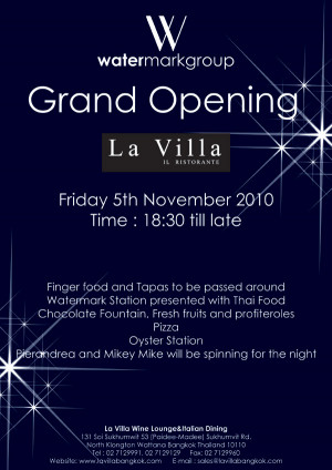 Grand Opening Restaurant Flyer