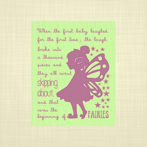 Tinkerbell Quotes From Peter Pan Peter pan quote green & purple