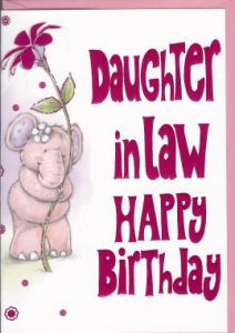 Happy Birthday Daughter in Law Clip Art