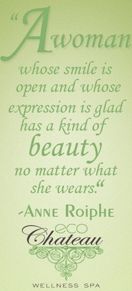 ... has a kind of beauty no matter what she wears. -Anne Roiphe #quote
