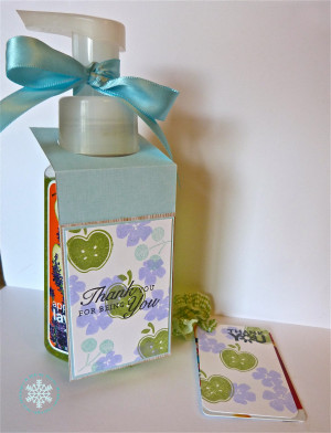Teacher Gifts: (Bath and Body Works hand soap with attached gift card ...
