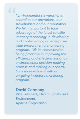 Specifically addresses the environmental and security needs of Oil ...