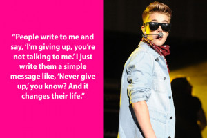 Justin Bieber Dumb Quote