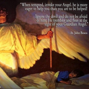 guardian angel, St. John Bosco. Photo by carmeliteatheart