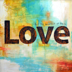 Faith Hope Love Painting