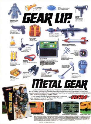 Metal Gear 1 Amiga version Advertisment