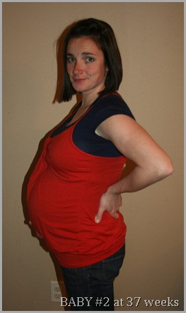 months pregnant