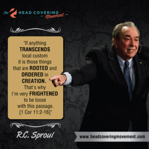Source: R.C. Sproul - To Cover or Not To Cover (Sermon)