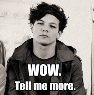 funny #louis omlinson #One direction quotes #black and white #cute # ...