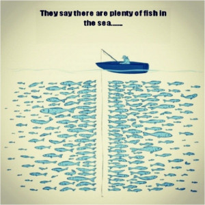 They say there are plenty of fish in the sea...