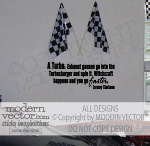 Details about JEREMY CLARKSON Quote Vinyl Wall Decal TOP GEAR TURBO
