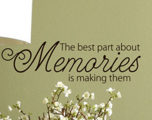 Memories Quote Vinyl lettering word s Wall Decal, Family room Decor ...
