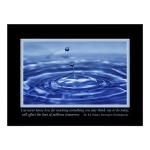 You Never Know B J Palmer Quote Poster