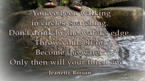Water's edge - Jeanette Berson quote